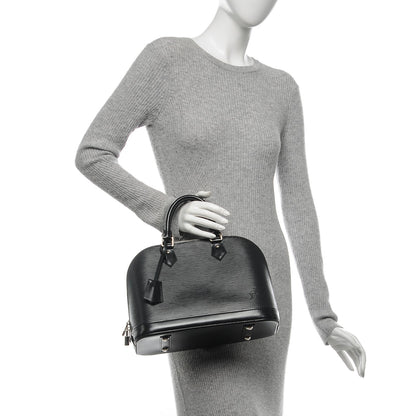 Louis Vuitton Epi Alma PM Black 2 of 8