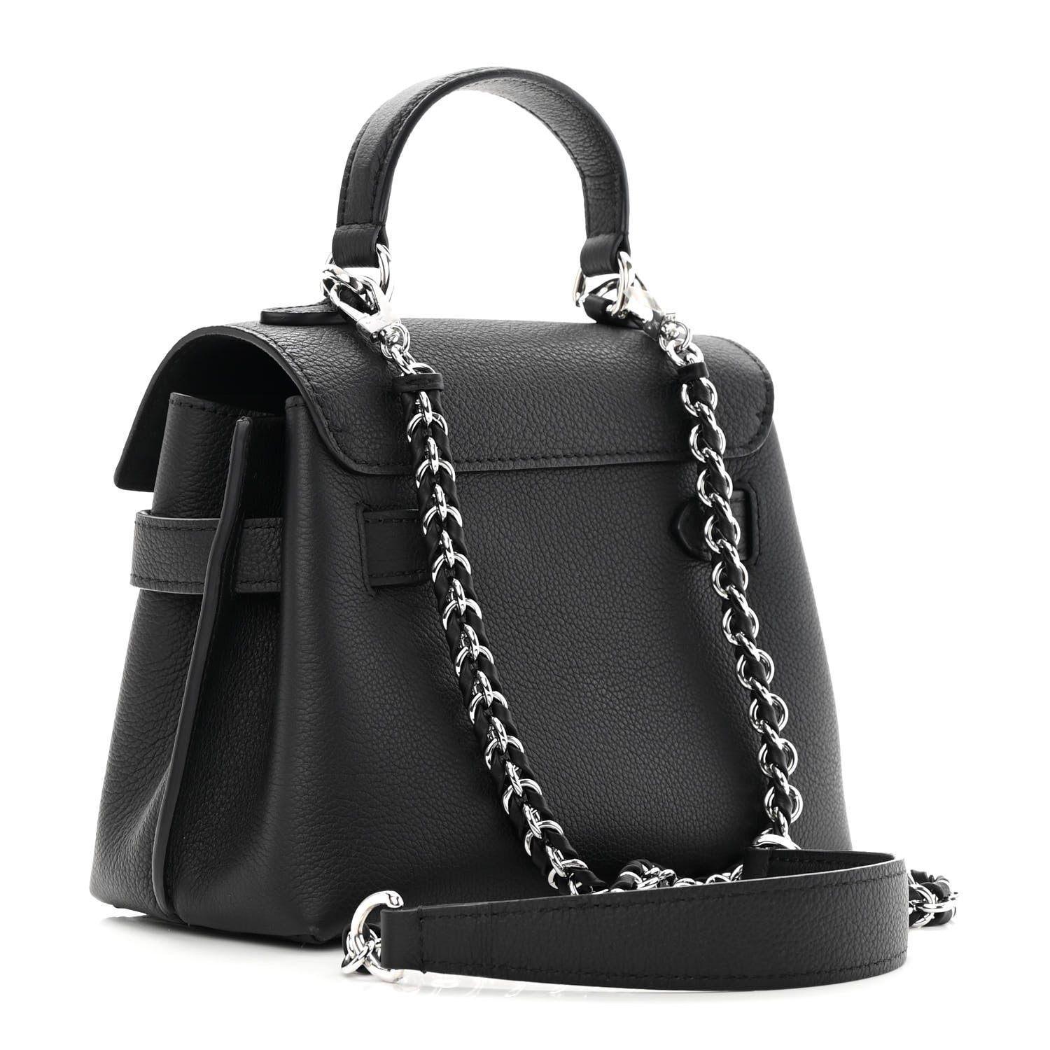 Louis Vuitton Calfskin Lockme Ever Mini Black 3 of 14