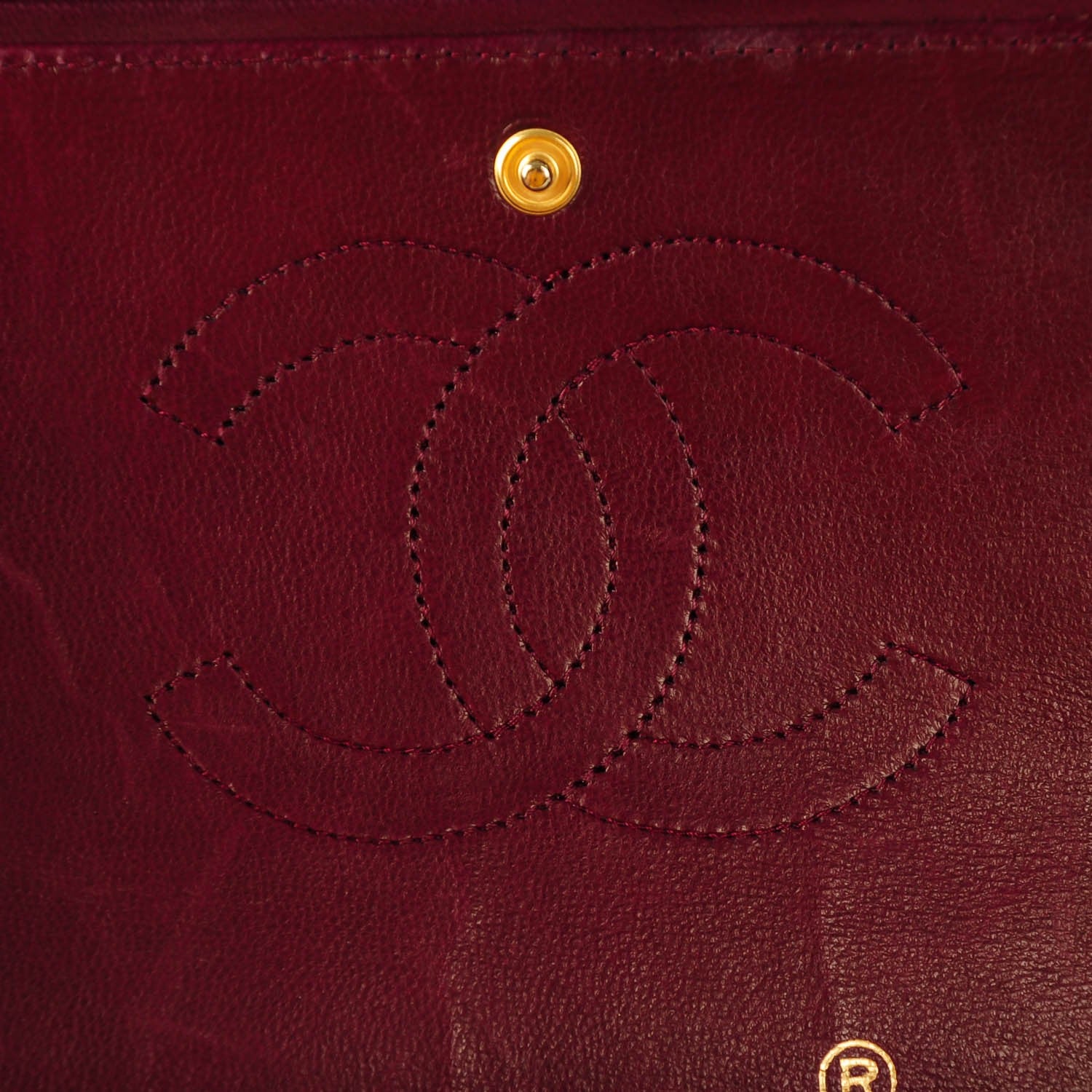 Chanel Lambskin Quilted Medium Double Flap Bijoux Chain Bordeaux 8 of 10