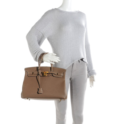 Hermes Togo Birkin 35 Etoupe 2 of 24