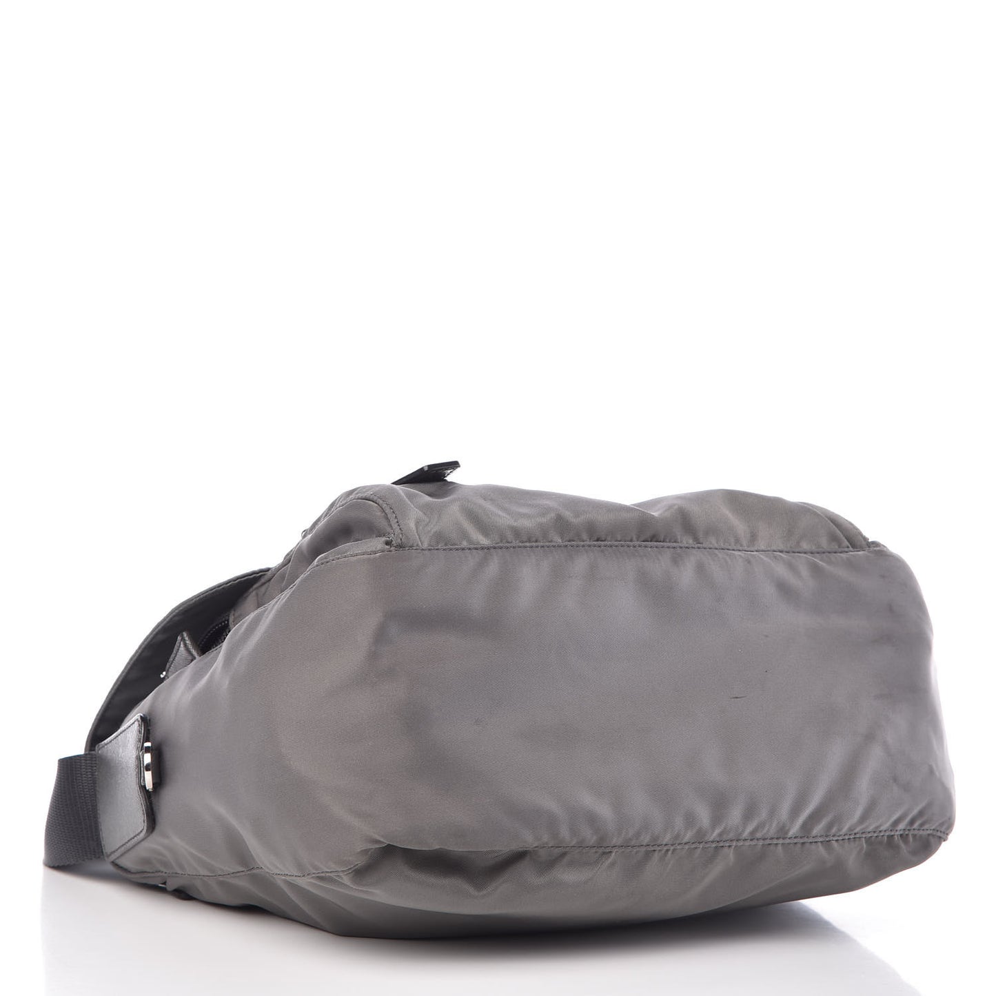 Tessuto Nylon Vela Messenger Bag Grey