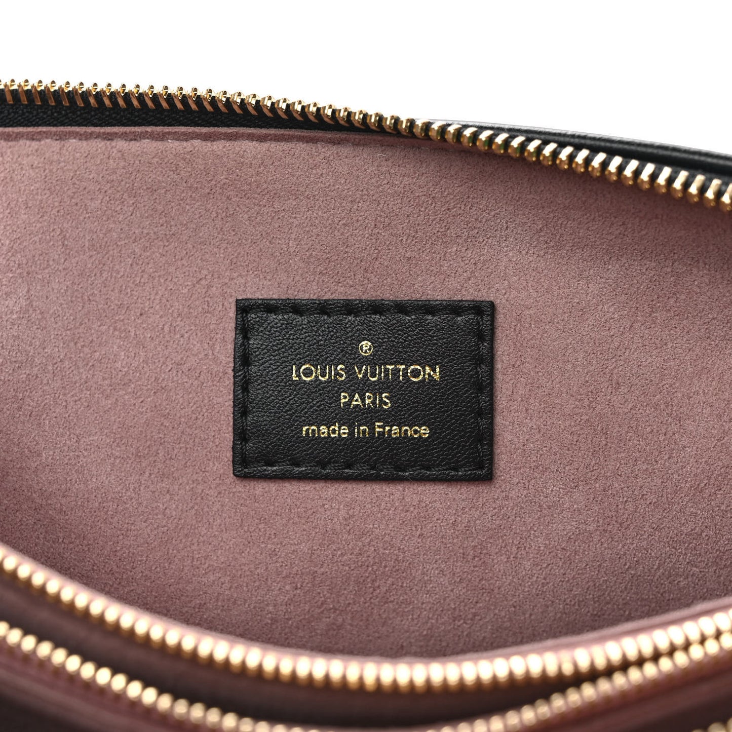 Lambskin Embossed Monogram Coussin PM Black