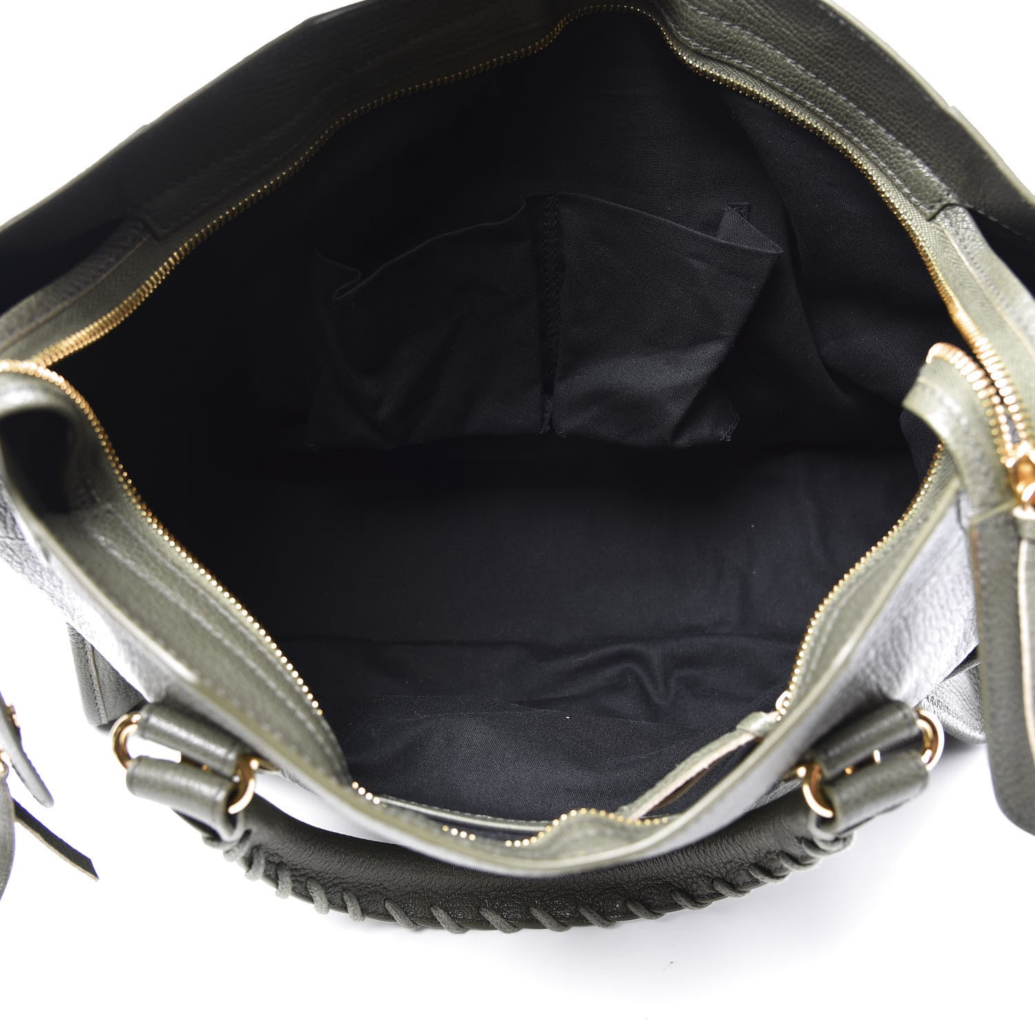 Balenciaga Chevre Gold Metallic Edge Hardware City 5 of 11