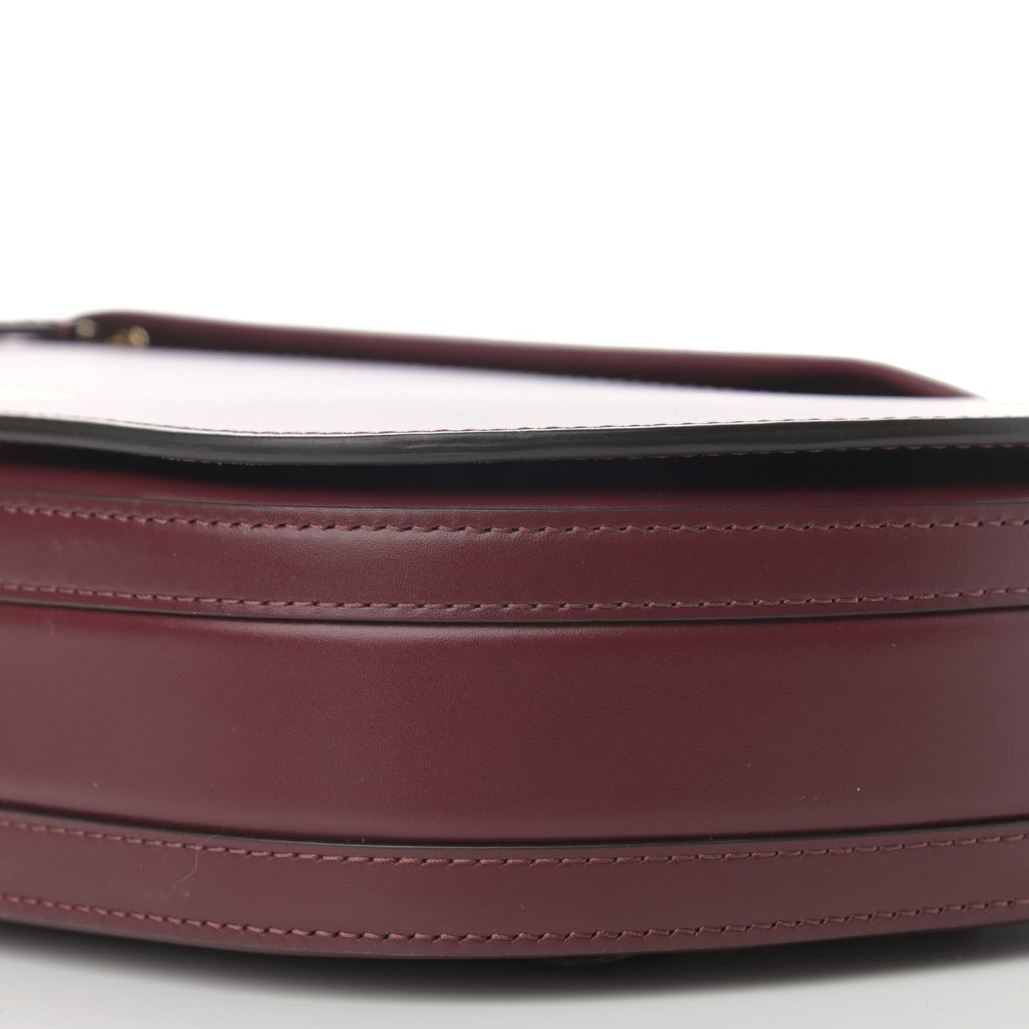Calfskin Small Olympia Shoulder Bag Burgundy
