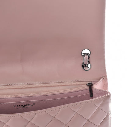 Chanel Lambskin Quilted Maxi Single Flap Pink 9 of 19