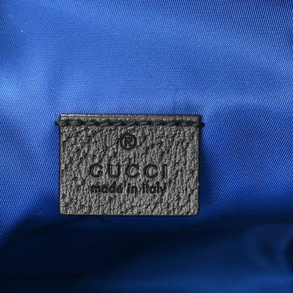 Gucci Econyl Nylon Monogram Off The Grid Messenger Bag Orient Blue Black 6 of 10