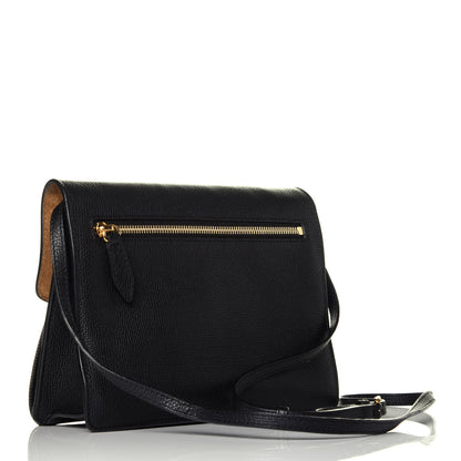 Burberry Derby Calfskin House Check Small Macken Crossbody Bag Black 3 of 10