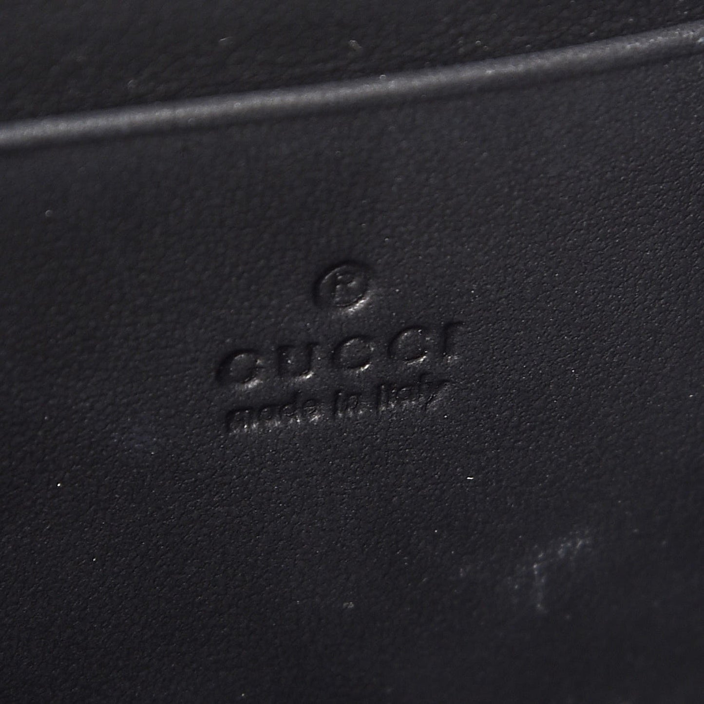 Suede Mini Dionysus Chain Wallet Black