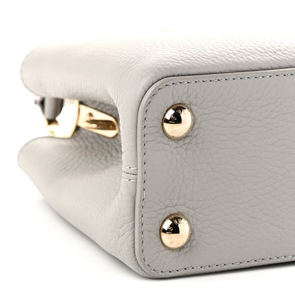 Louis Vuitton Taurillon Capucines BB Flint Grey 8 of 9