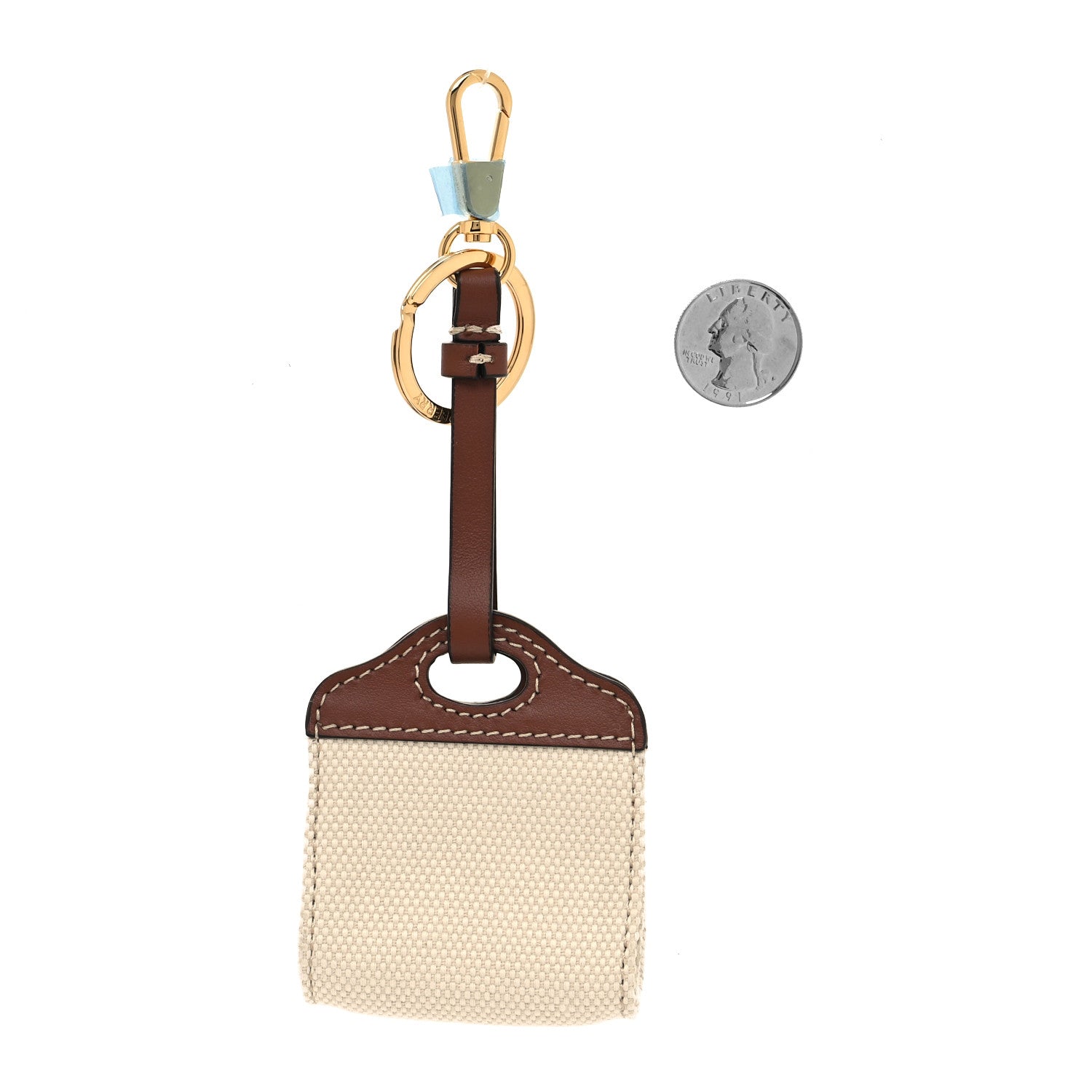 Burberry Calfskin Canvas Airpods Pro Case 2 of 4