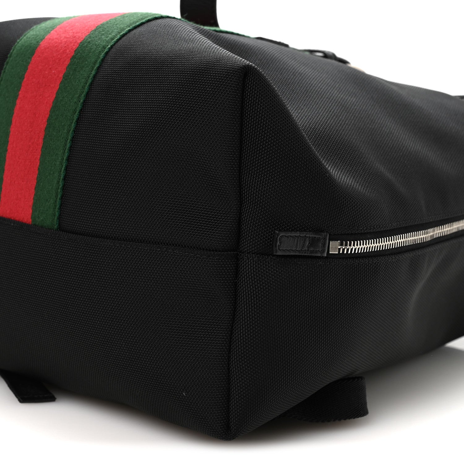 Gucci Techno Canvas Web Single Buckle Backpack Black 1886513