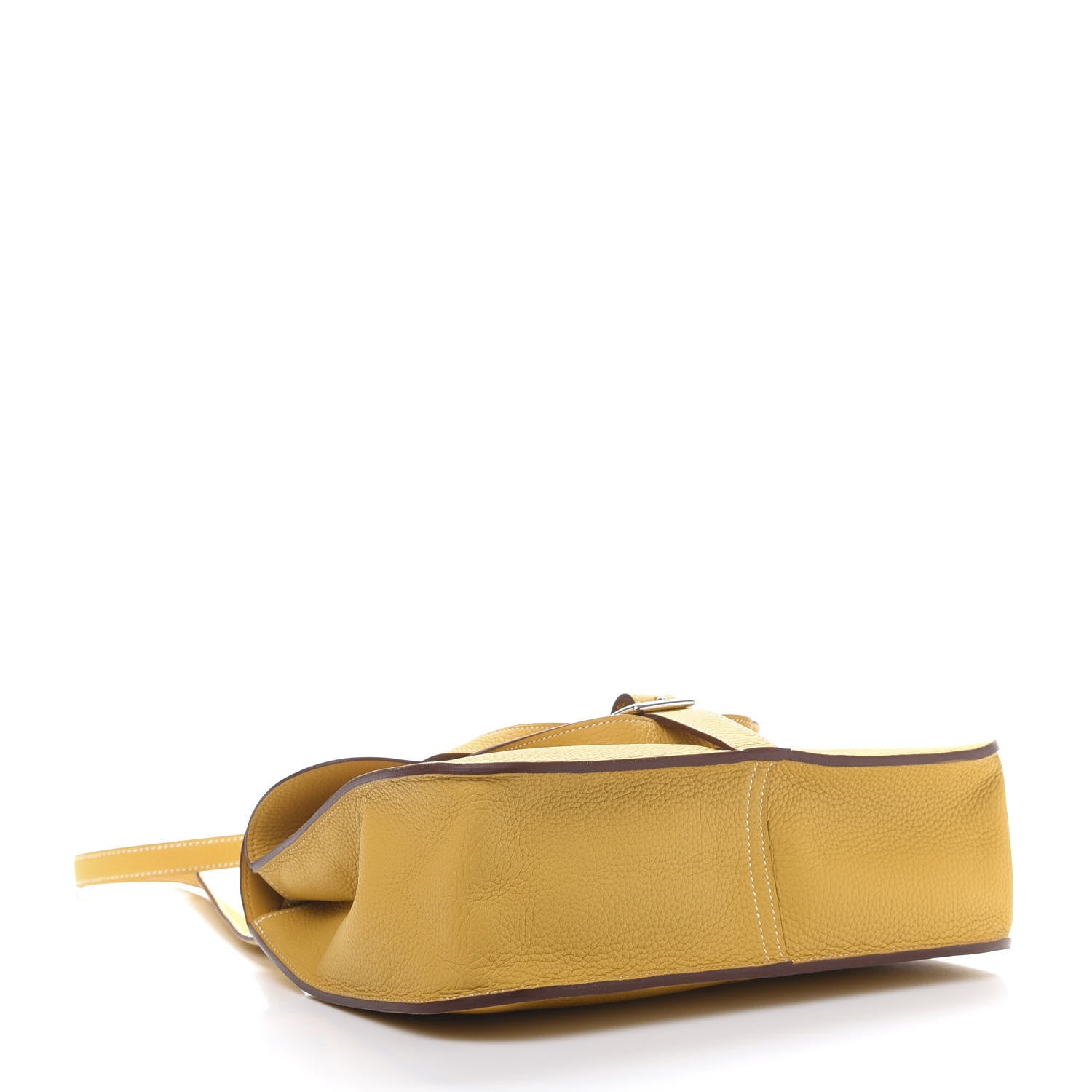 Hermes Taurillon Clemence Halzan 31 Jaune Ambre 7 of 16