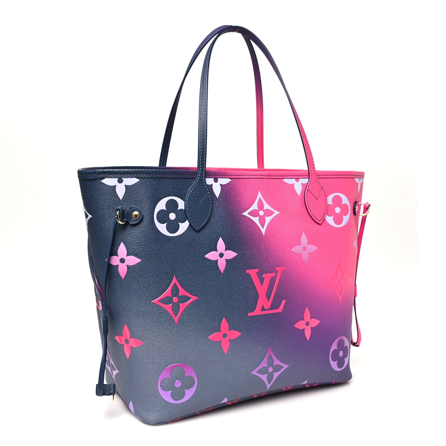 Louis Vuitton Monogram Giant Spring In The City Neverfull MM Midnight Fuchsia 4 of 10