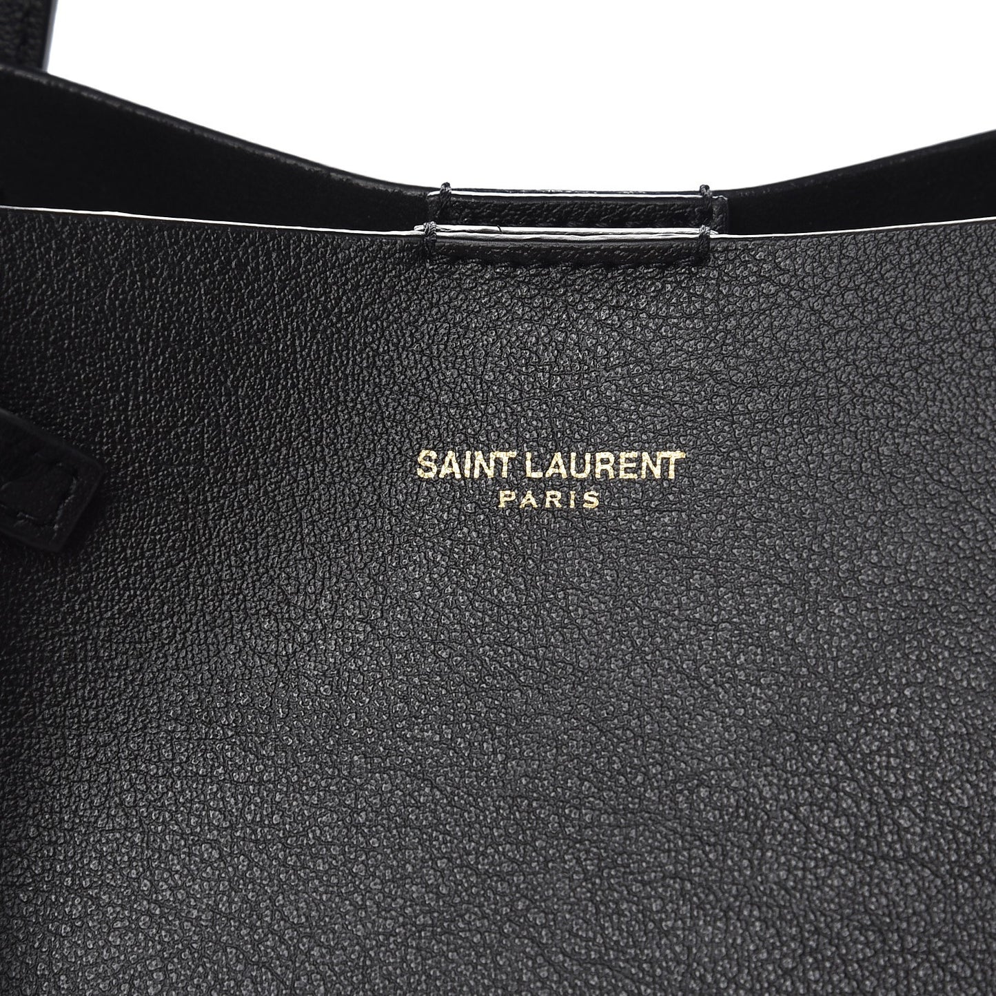 Calfskin Large Shopping Tote Black