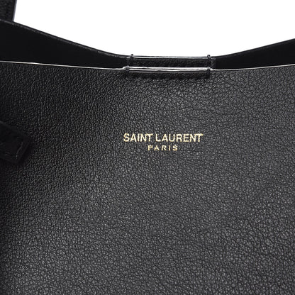 Saint Laurent Calfskin Large Shopping Tote Black 10 of 10