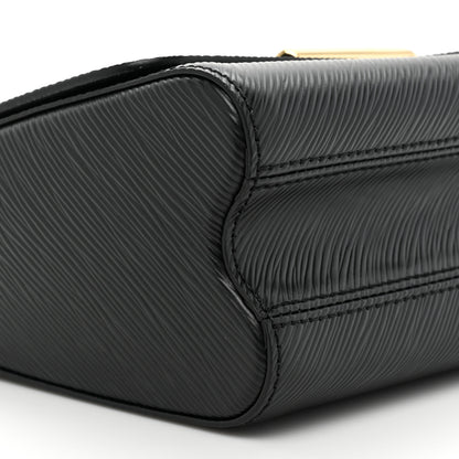 Louis Vuitton Epi Twist Braided Strap Shoulder Bag MM Black 9 of 9