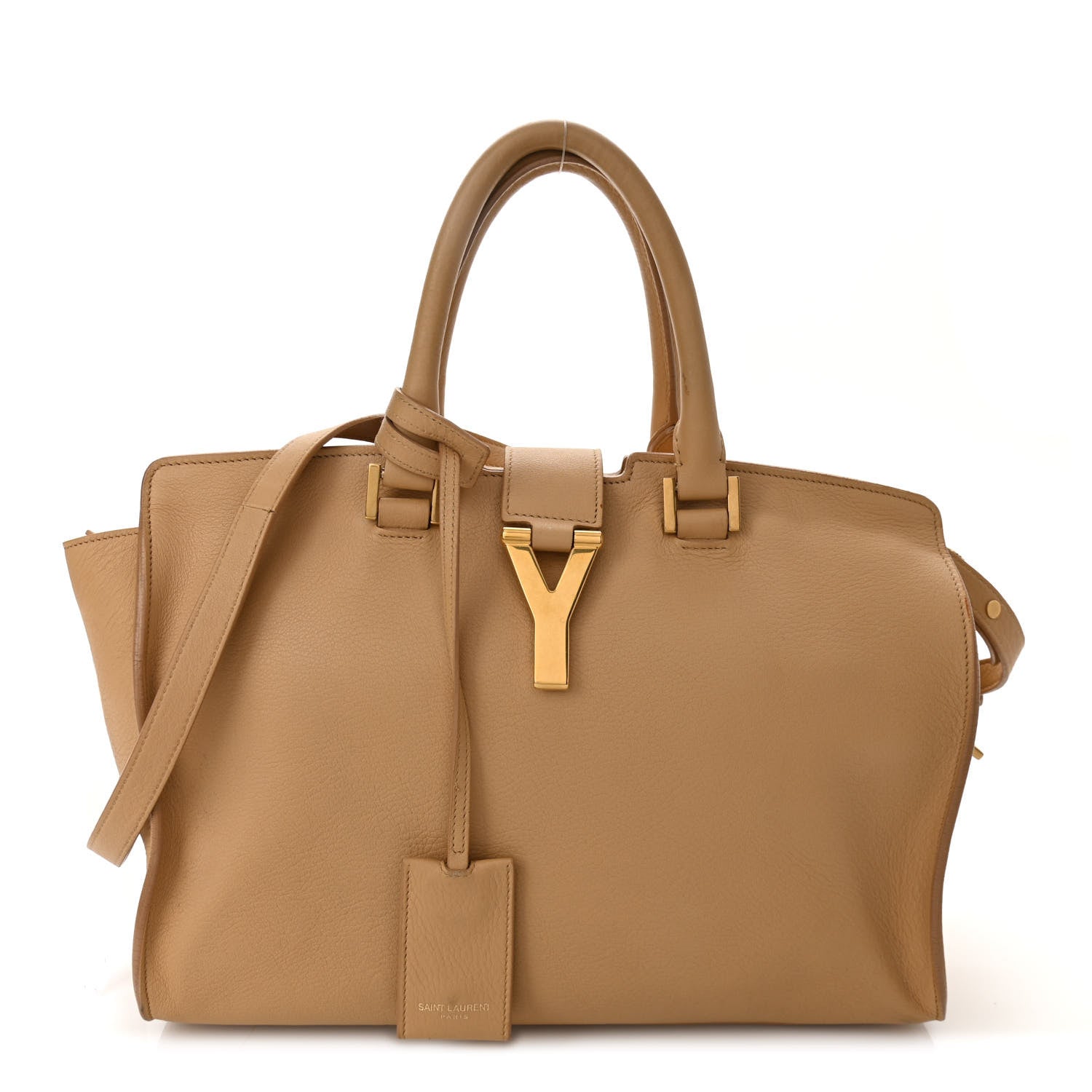 Saint Laurent Calfskin Small Classic Y Cabas Light Beige 1 of 11