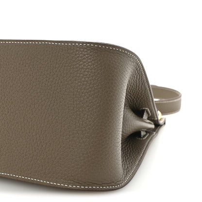 Hermes Taurillon Clemence Jypsiere 28 Etoupe 9 of 9