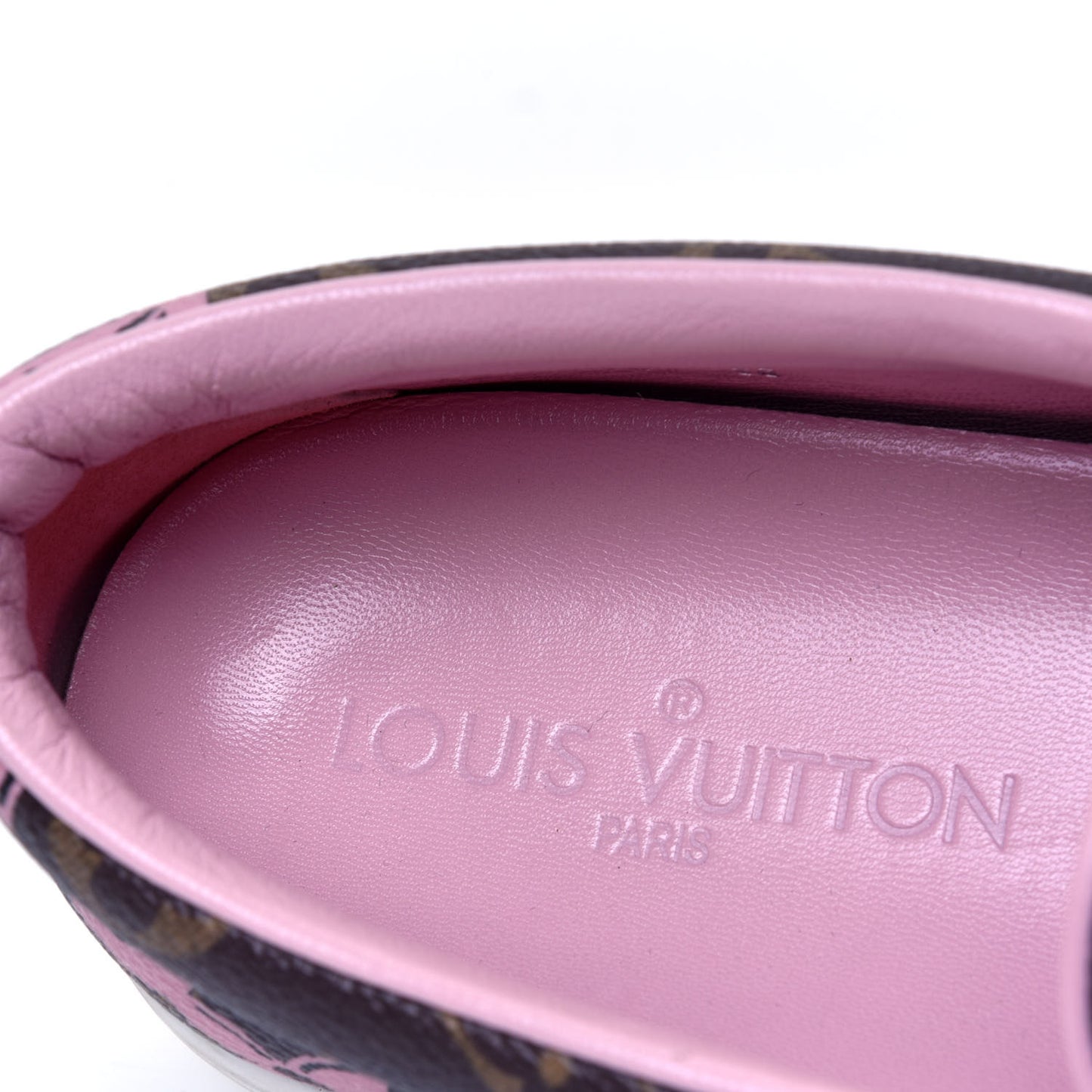 Monogram Bay Slip On Harbor Sneakers 39.5 Rose Ballerine Poppy