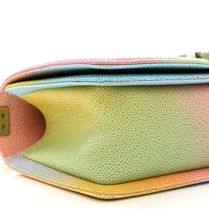 Chanel Caviar Quilted Medium Cuba Rainbow Boy Flap Multicolor 9 of 11