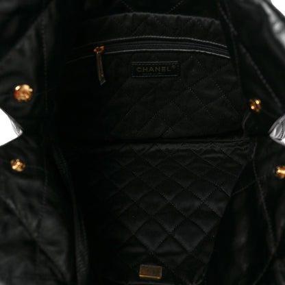 Chanel Calfskin Quilted Small Chanel 22 Black 5 of 9