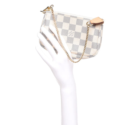 Louis Vuitton Damier Azur Mini Pochette Accessories 2 of 8