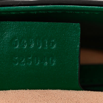 Gucci Boarded Plutone Calfskin Medium Jackie 1961 Tote Emerald 7 of 10