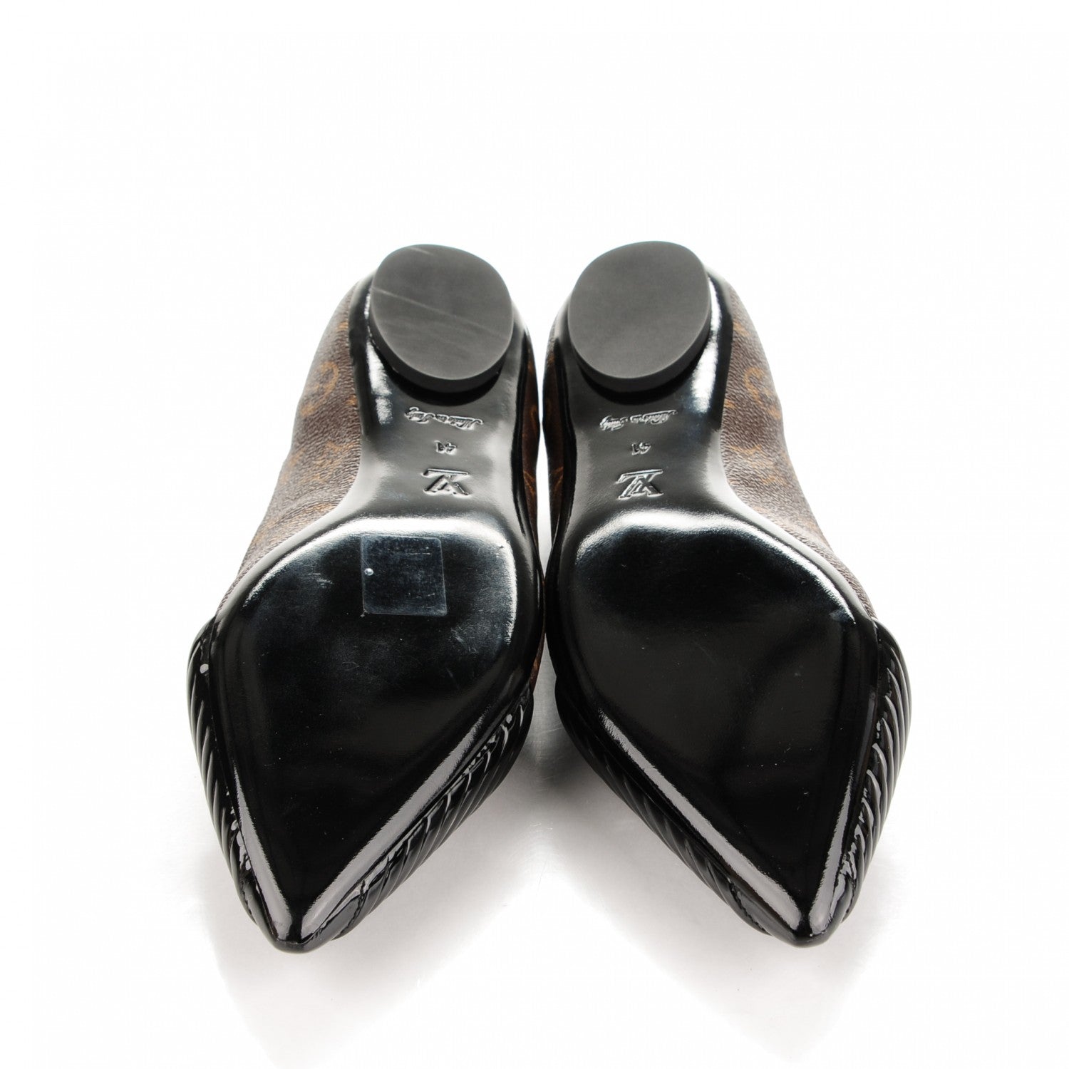 Louis Vuitton Monogram Inspired Ballerina Flats 41 5 of 7