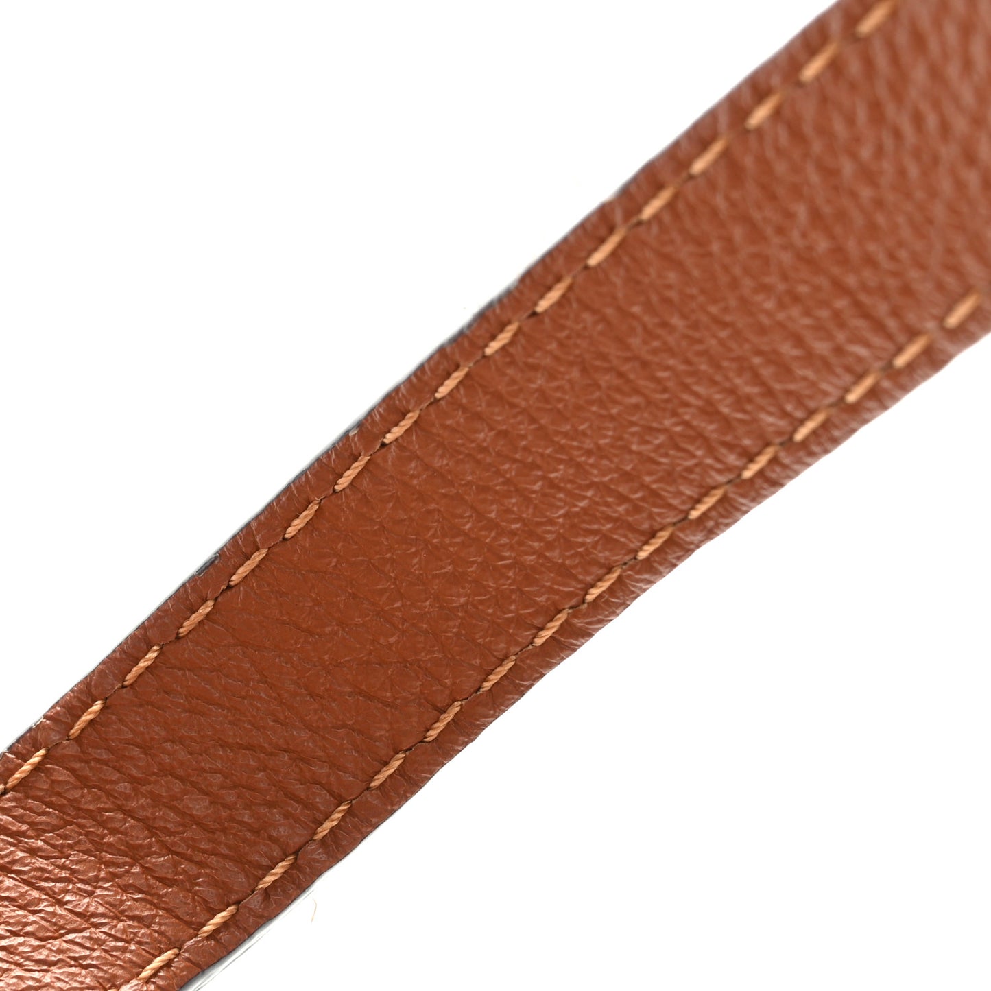 Grained Calfskin Small Marcie Saddle Bag Tan
