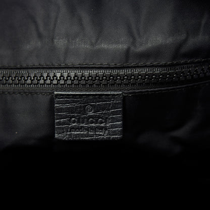 Gucci GG Supreme Monogram Large Duffle Black Grey 5 of 10