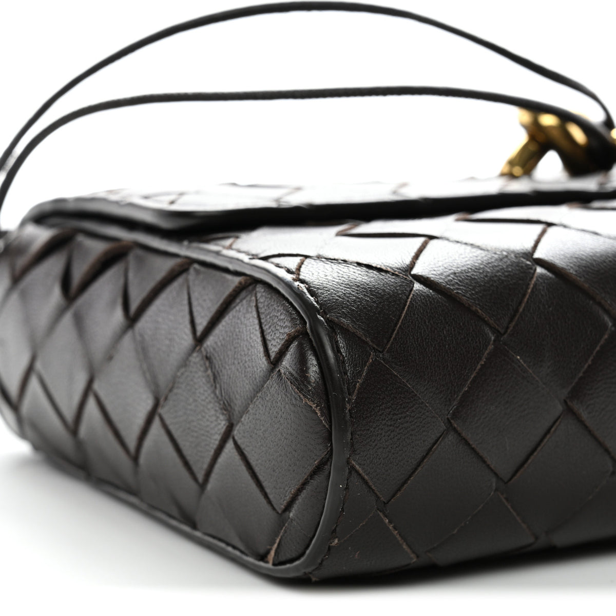 Nappa Intrecciato Mini Andiamo Crossbody Bag  Fondant