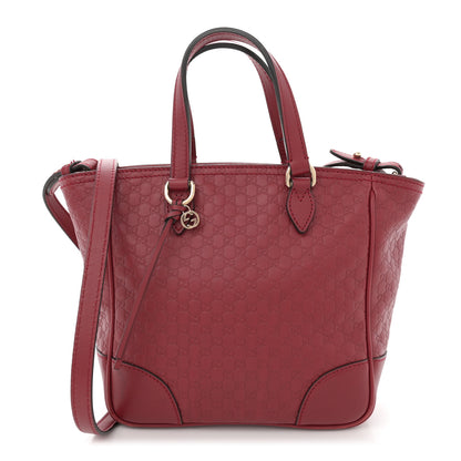 Gucci Microguccissima Small Bree Tote Red 1 of 11