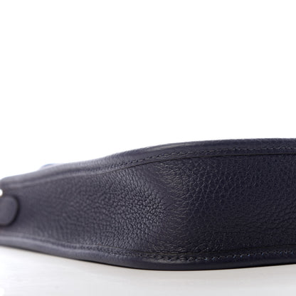 Hermes Taurillon Clemence Evelyne TPM Bleu Nuit 8 of 10