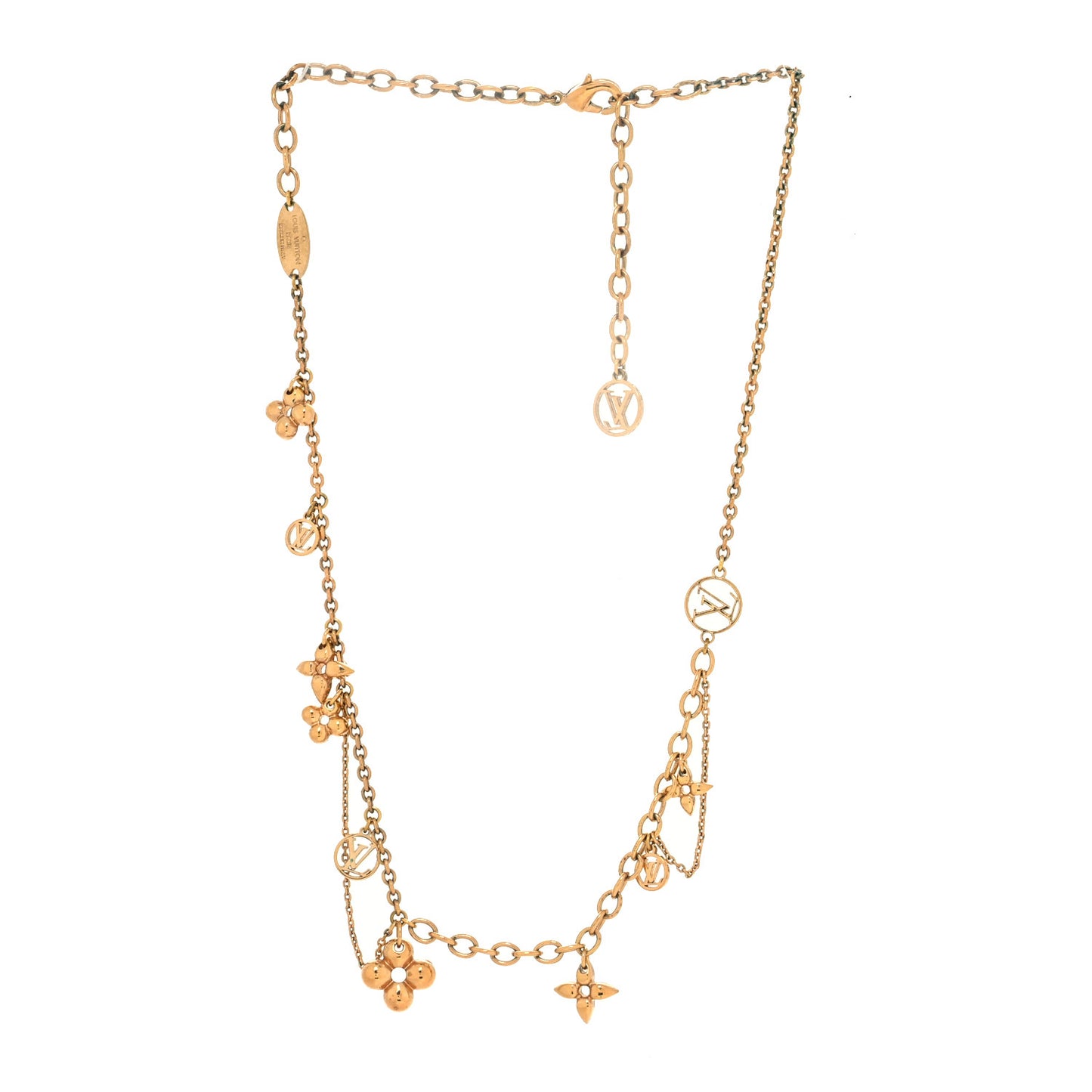 Metal Blooming Supple Necklace Gold