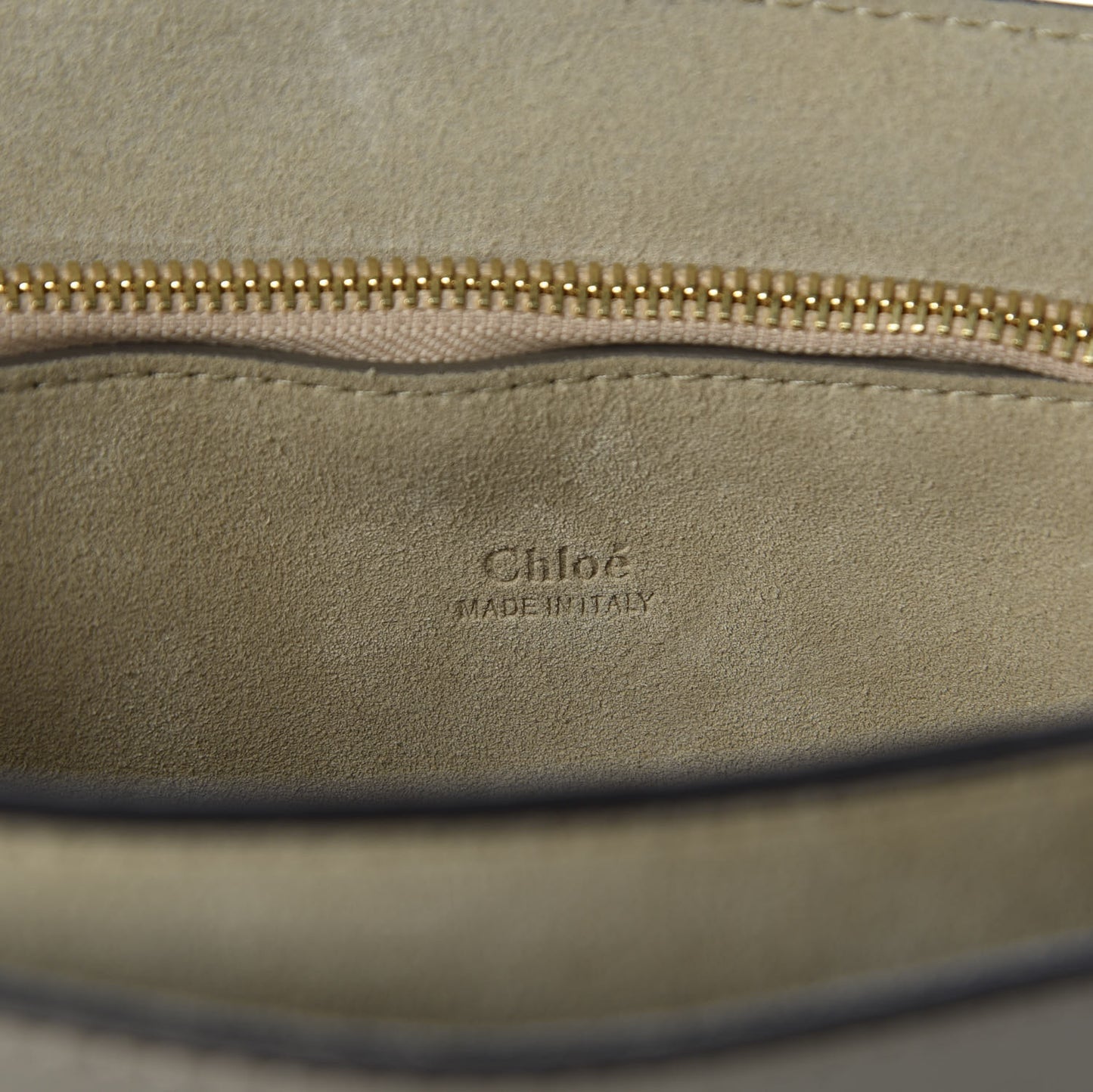 Calfskin Suede Medium Faye Shoulder Bag Motty Grey