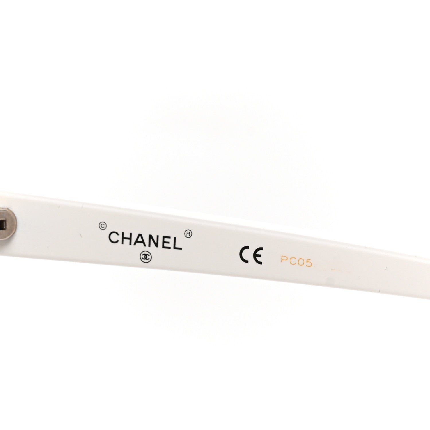 Chanel Acetate Visor Sunglasses 71046 Matte White 1648733