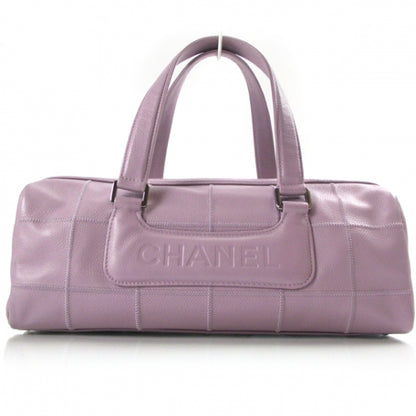 Chanel Caviar Square Stitched Satchel Lilac 1 of 12