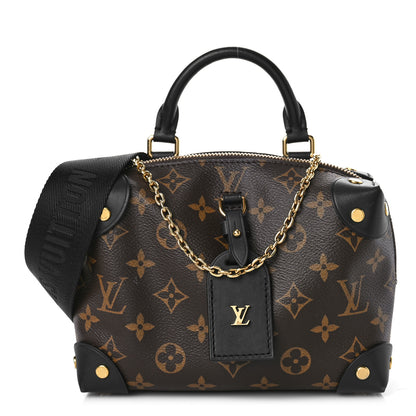 Louis Vuitton Monogram Petite Malle Souple Black 1 of 8