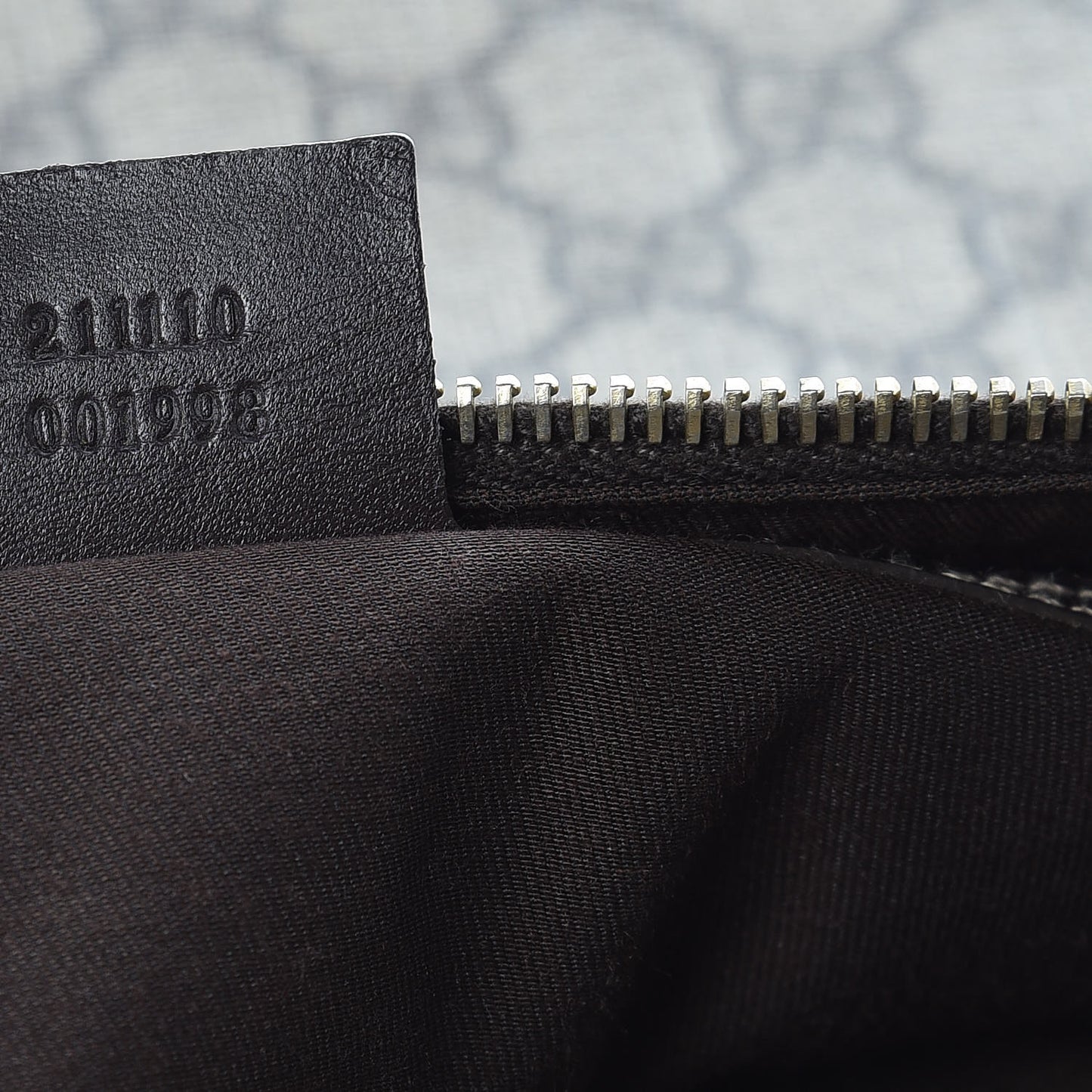 GG Plus Monogram Belt Bag Dark Brown