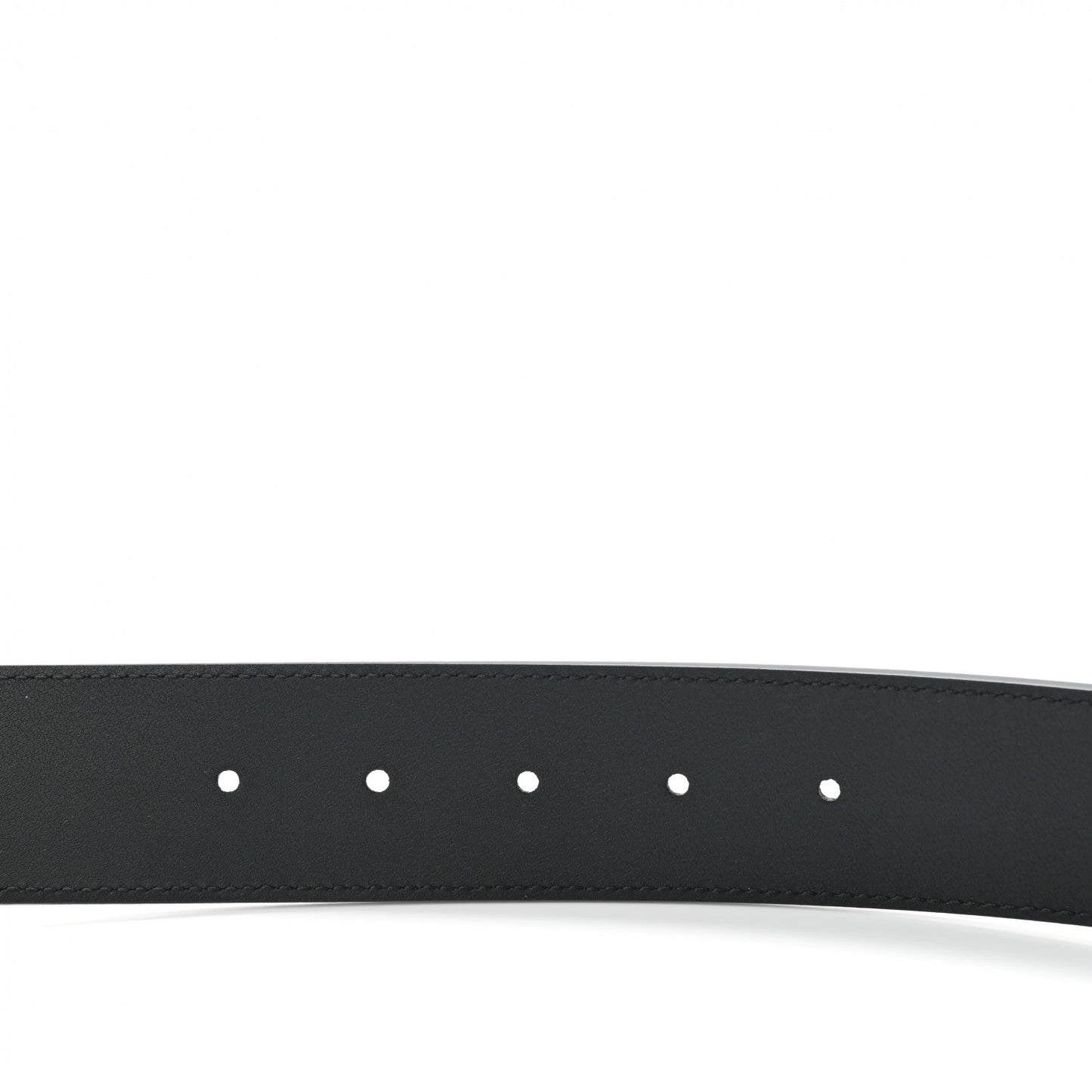 Textured Calfskin Double G 40mm Belt 80 32 Black