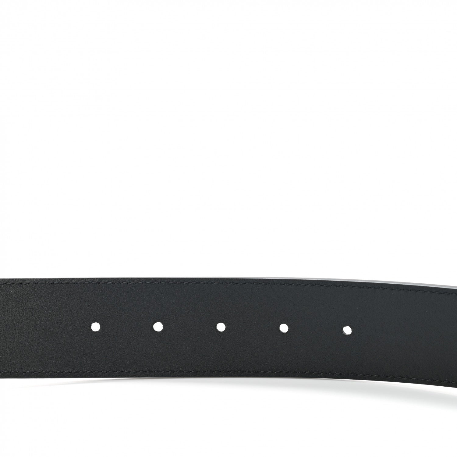 Gucci Textured Calfskin Double G 40mm Belt 80 32 Black 4 of 6