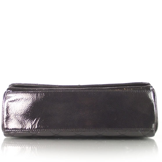 Patent Caviar Quilted 2.55 Flap Black