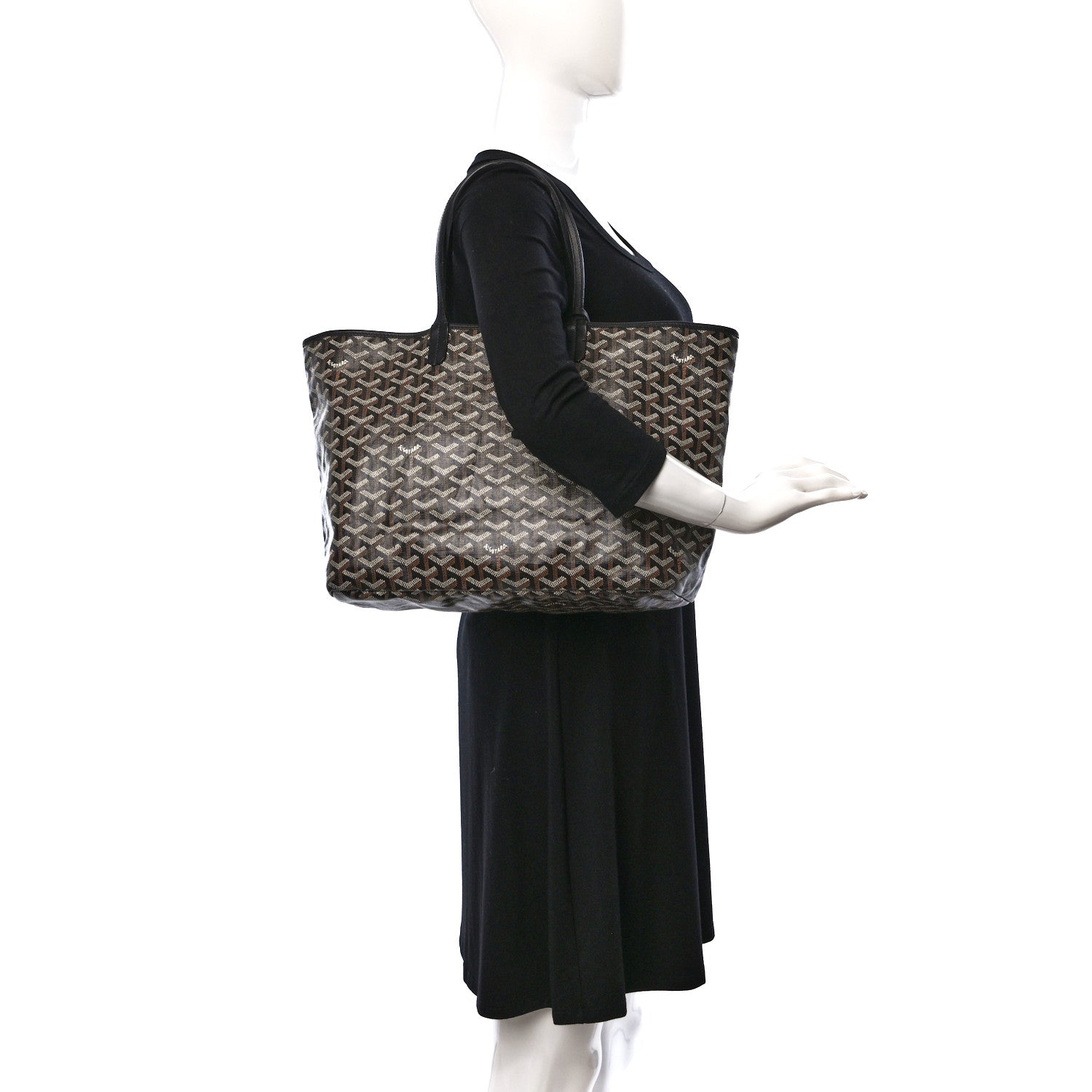 Goyard Goyardine Saint Louis PM Black 2 of 14