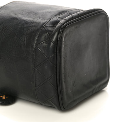 Chanel Lambskin Vanity Cosmetic Case Black 9 of 20
