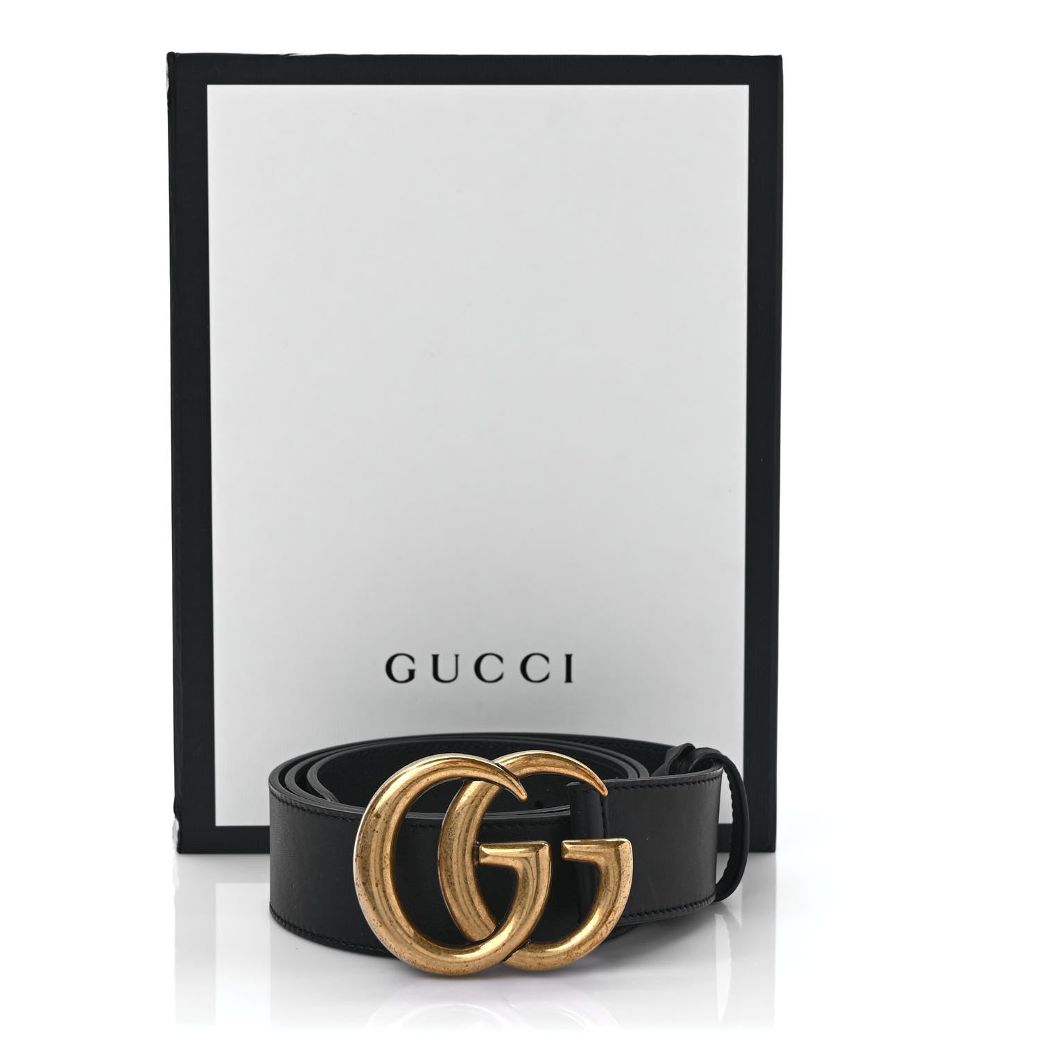 Gucci Calfskin Double G 40mm Belt 85 34 Black 6 of 6