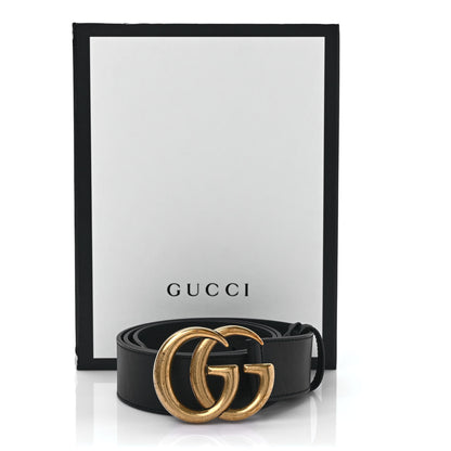 Gucci Calfskin Double G 40mm Belt 85 34 Black 6 of 6