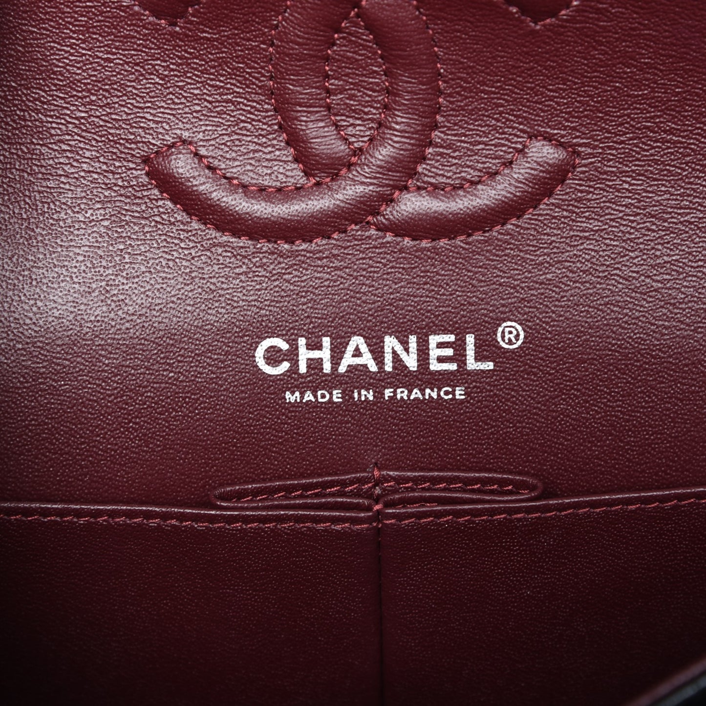 Lambskin Quilted Small Double Flap Black