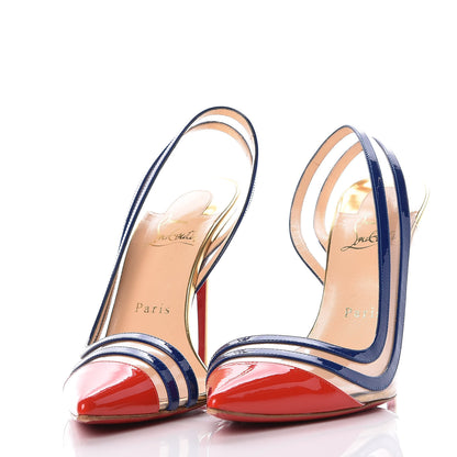 Christian Louboutin Patent PVC Paralili 100 Pumps 38.5 Corazon 3 of 10