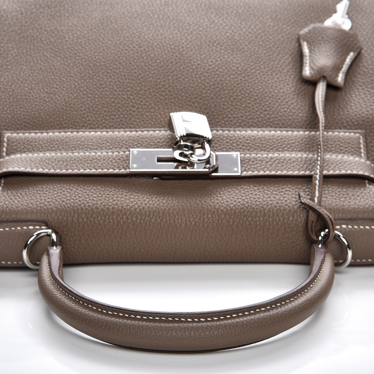 Hermes Togo Kelly Retourne 28 Etoupe 34 of 36