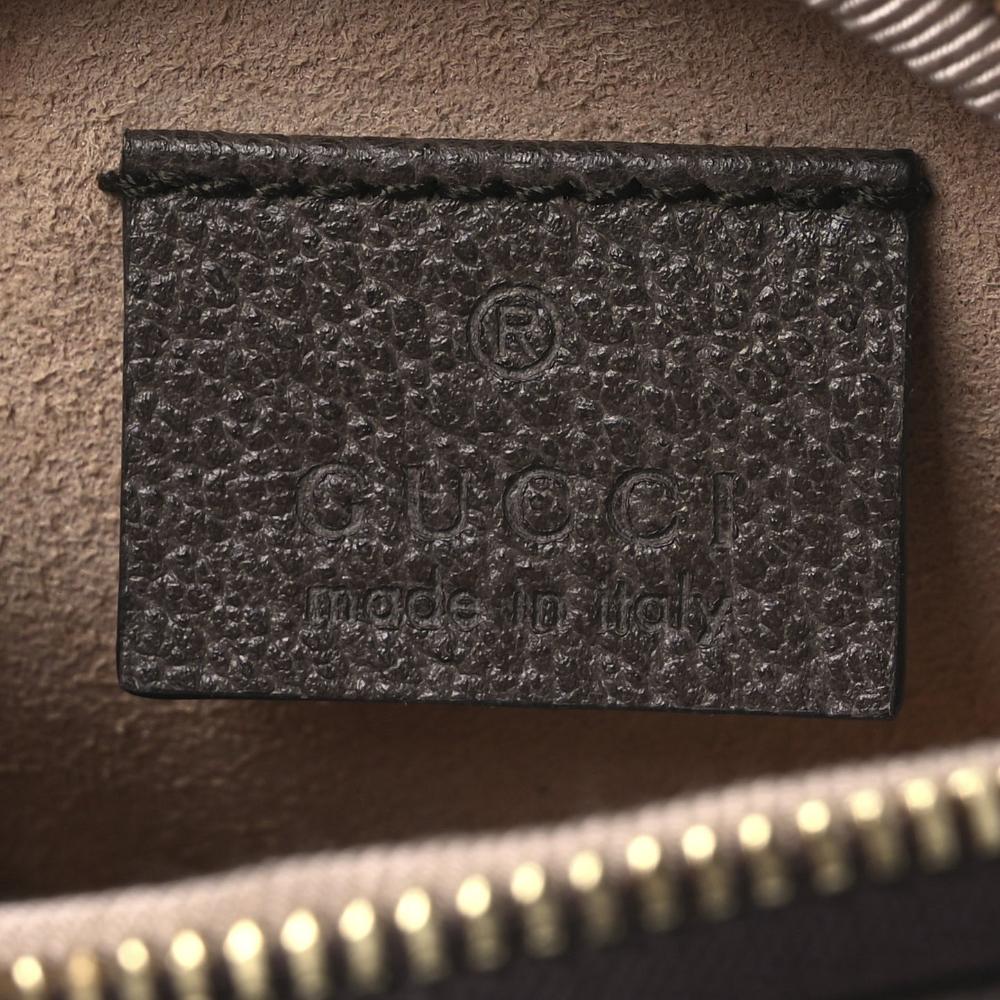 GG Supreme Monogram Web Ophidia Round Coin Purse Beige New Acero